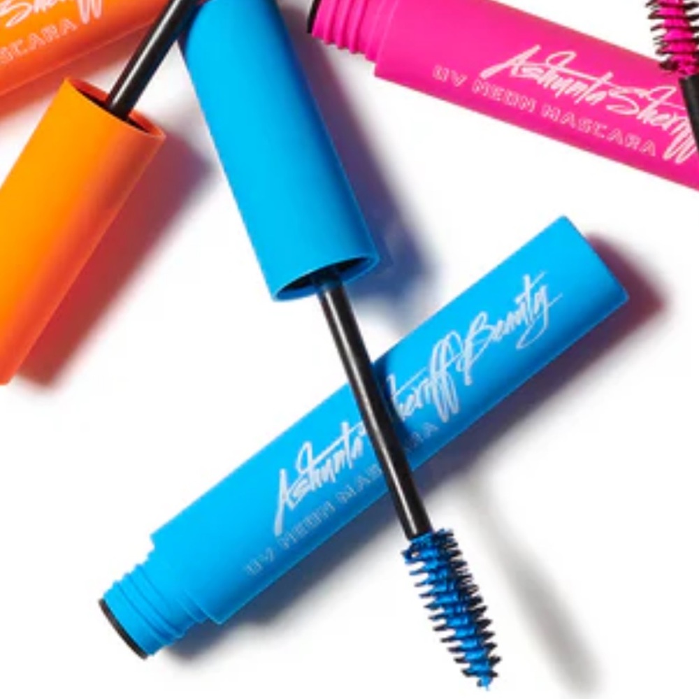 Ashunta Vegan UV Waterproof Mascara Neon Blue New in Box